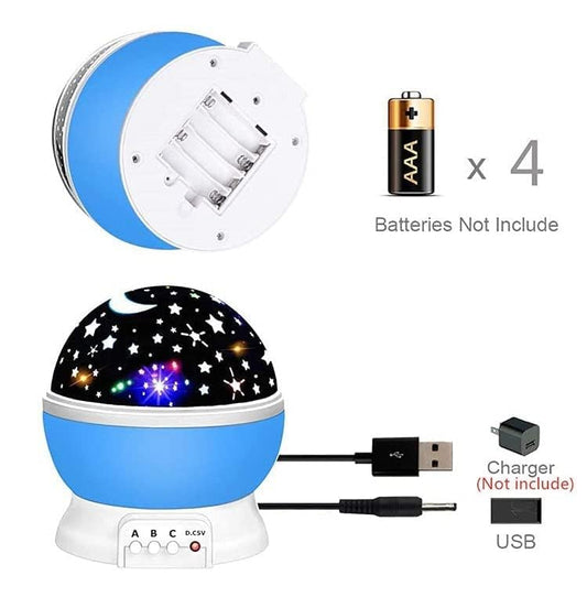 Star Projector Night Light (Assorted Color)