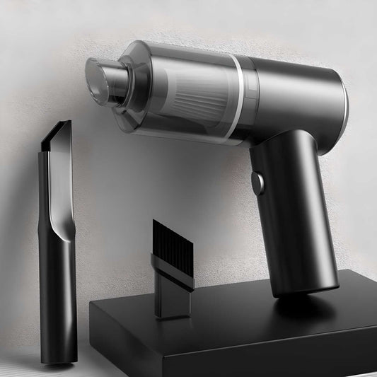 2-in-1 Portable Cordless Mini Car Vacuum Cleaner with Air Blower