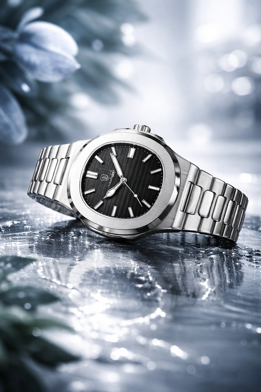 Signature Stainless Steel Timepiece